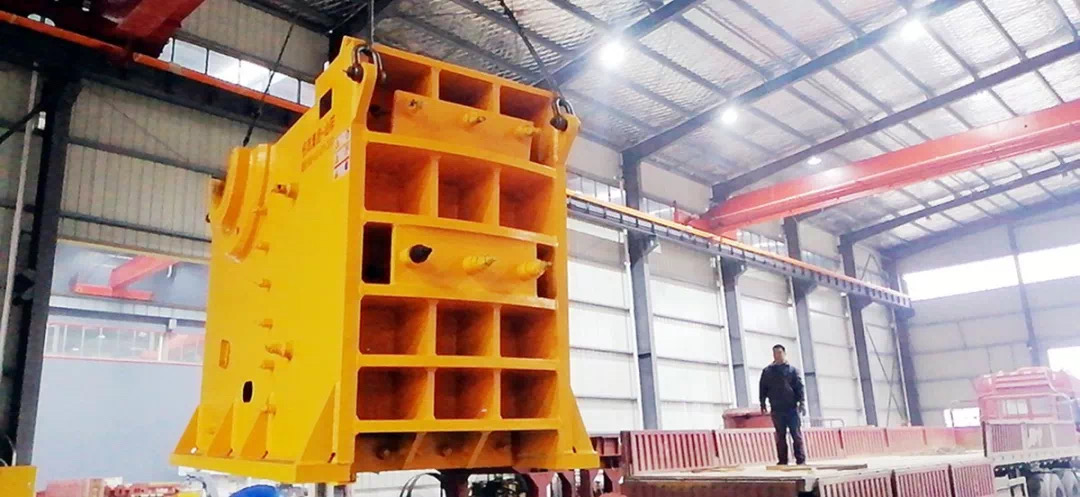 PE顎式破碎機吊裝中